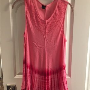 Jackpot Embroidered Tank Tunic